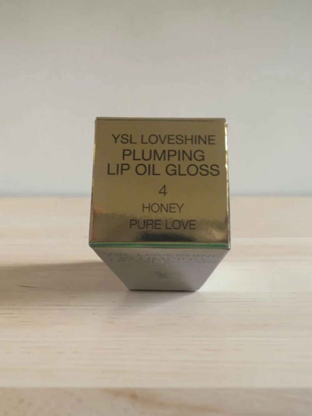YSL Loveshine Plumping Lip Oil Gloss -  4 - HONEY PURE LOVE, NWT